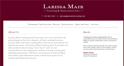 Desktop Screenshot of larissamaircasting.com